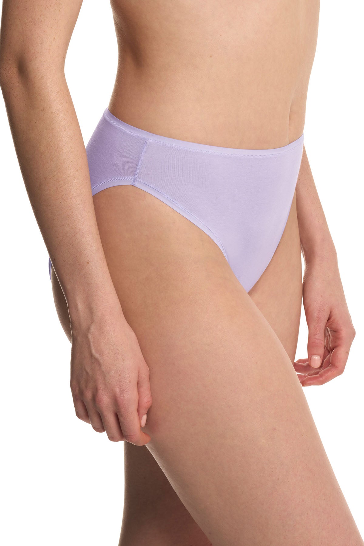 Natori Bliss Bare Cotton High Cut Brief