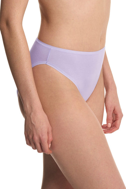 Natori Bliss Bare Cotton High Cut Brief
