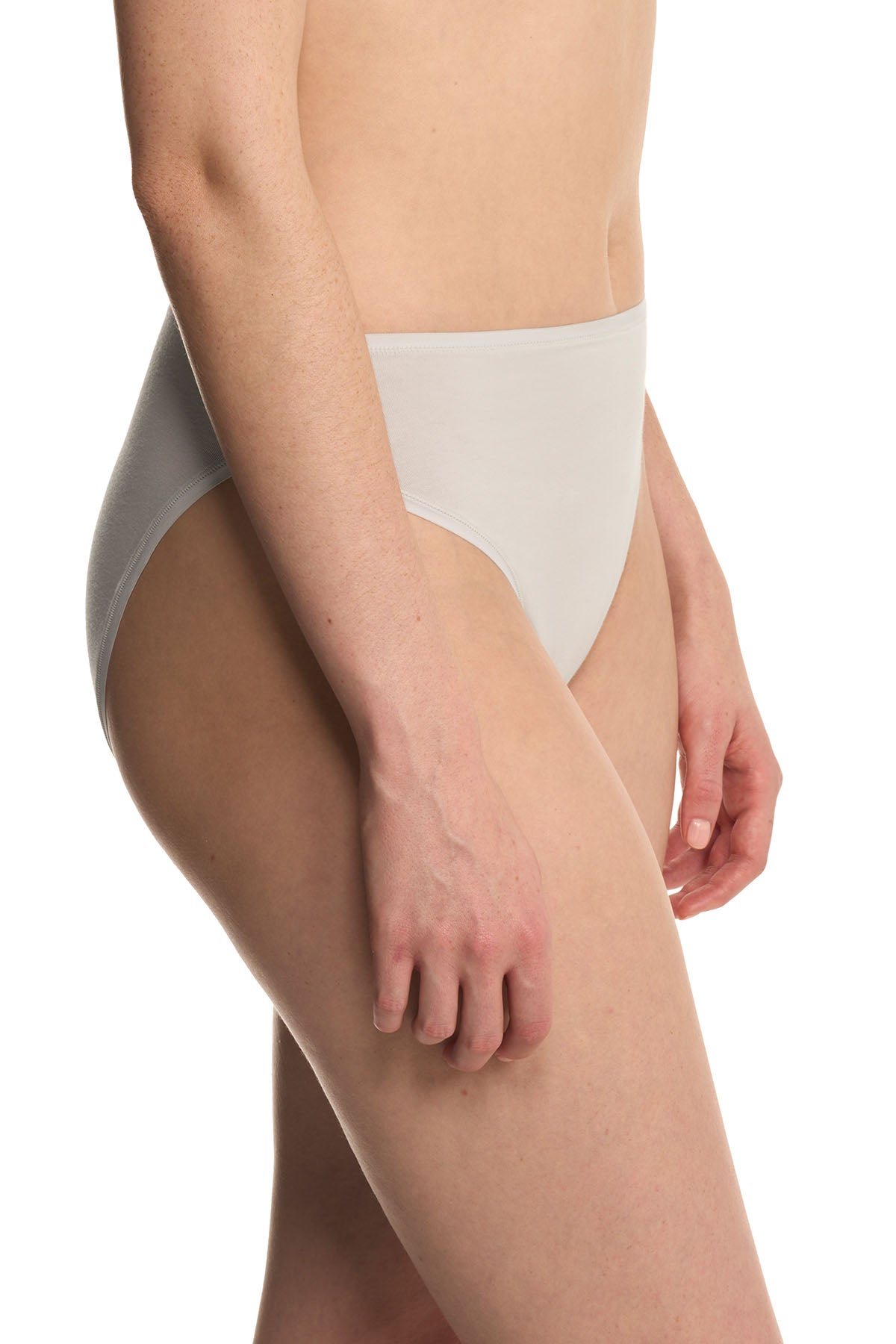Natori Bliss Bare Cotton High Cut Brief