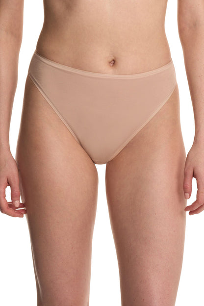 Natori Bliss Bare Cotton High Cut Brief