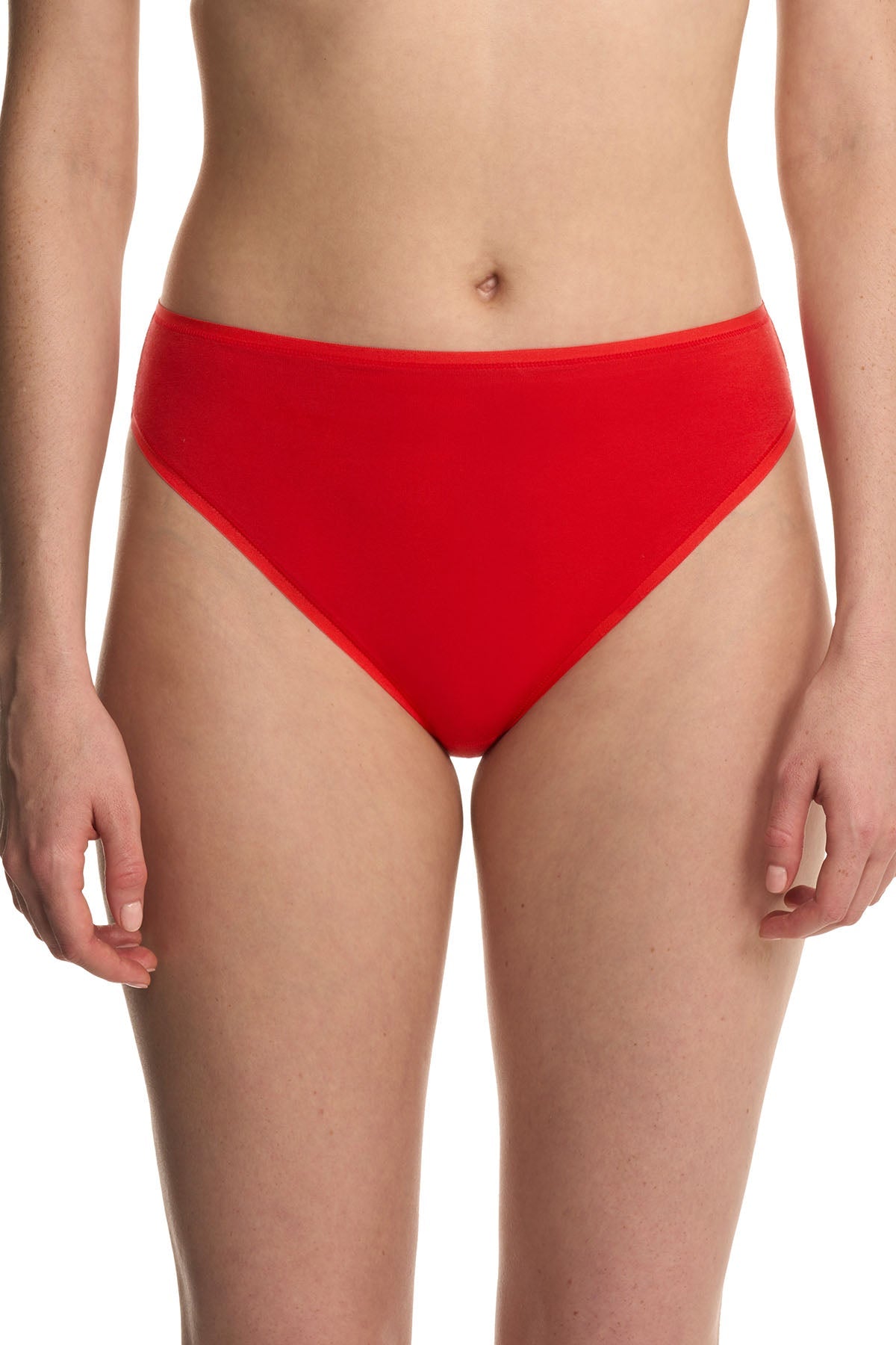Natori Bliss Bare Cotton High Cut Brief