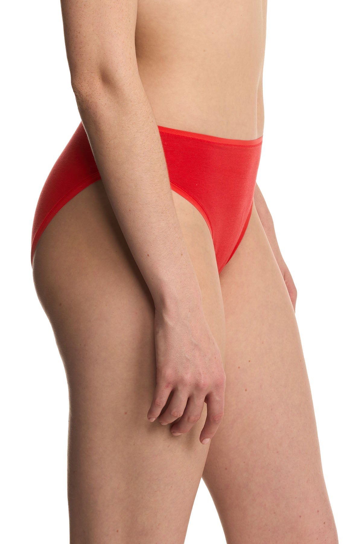 Natori Bliss Bare Cotton High Cut Brief