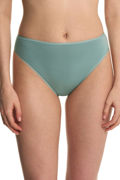 Natori Bliss Bare Cotton High Cut Brief