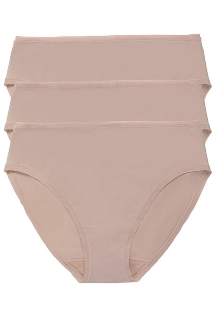 Natori Bliss Bare Cotton Hipster 3-Pack
