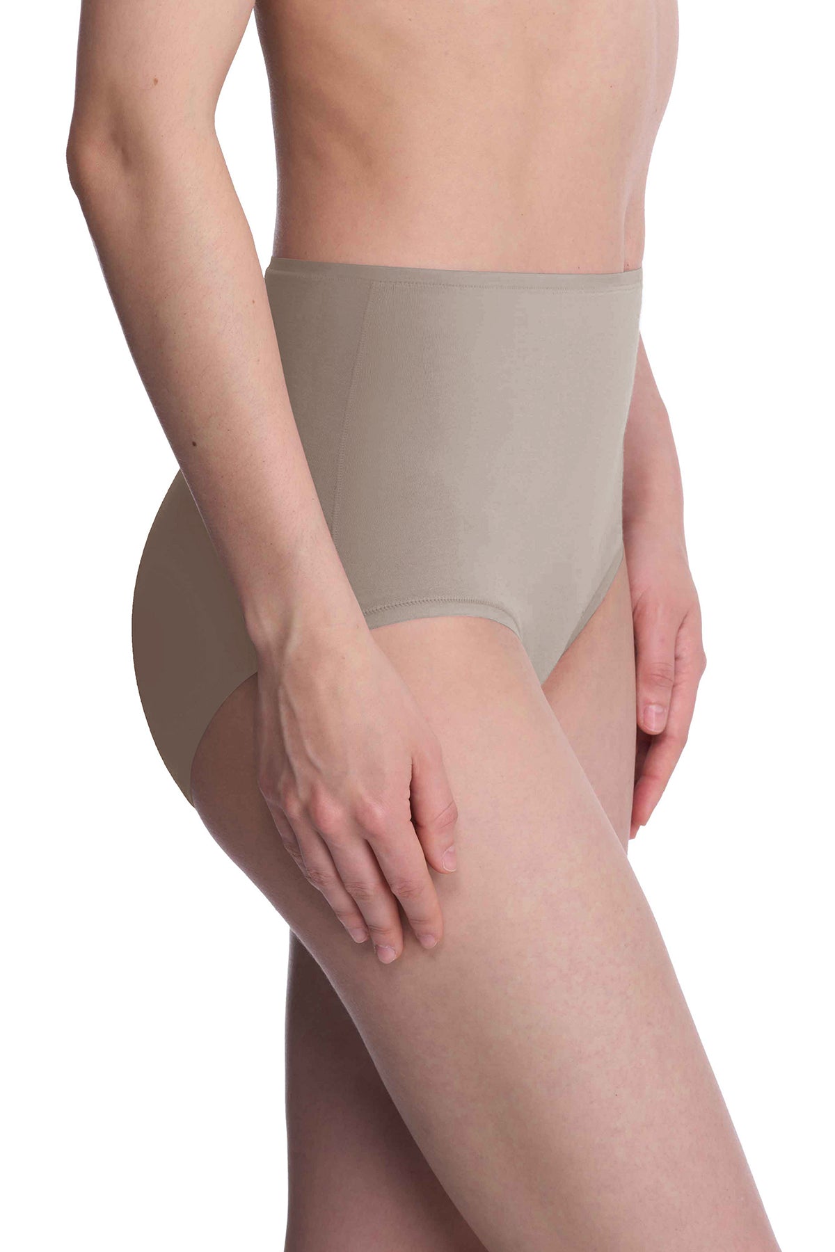 Natori Bliss Bare Cotton High Waist Brief
