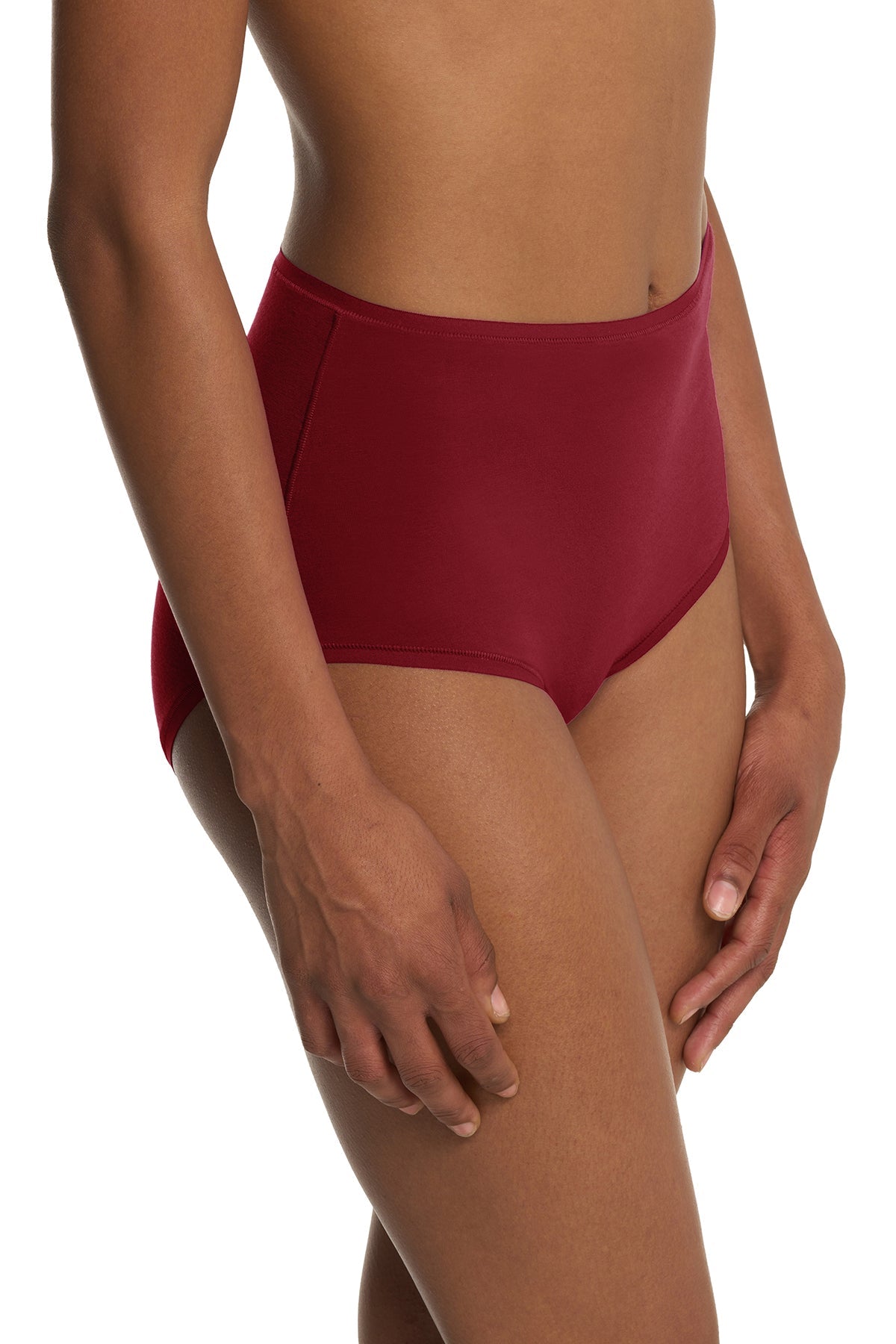 Natori Bliss Bare Cotton High Waist Brief