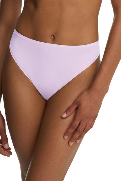 Natori Bliss Bare Cotton High Cut Brief
