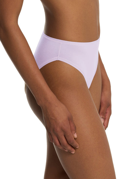 Natori Bliss Bare Cotton High Cut Brief