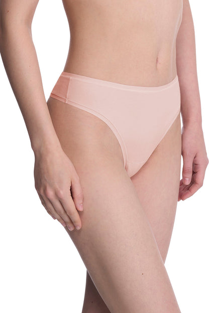 Natori Bliss Bare Cotton Thong
