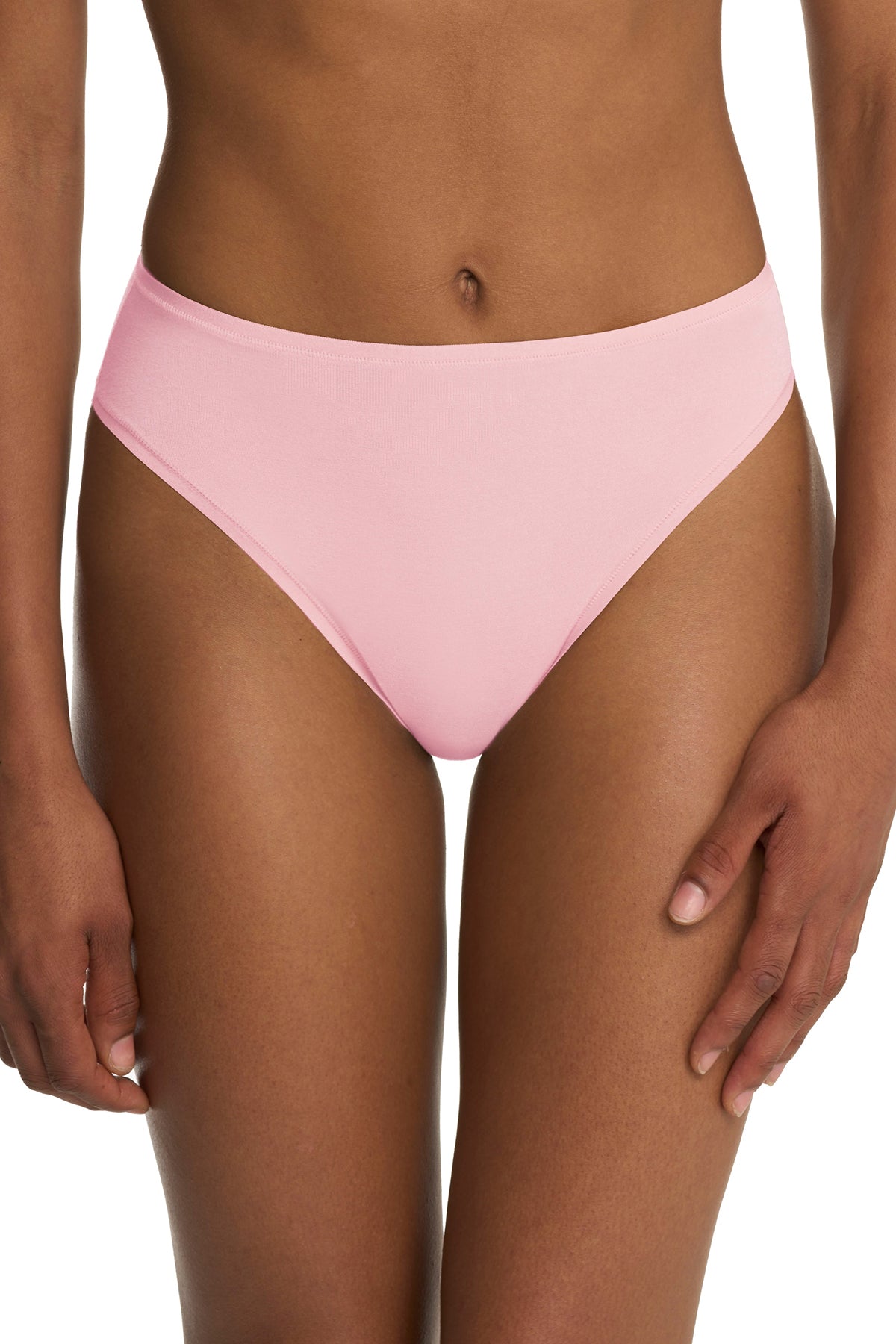 Natori Bliss Bare Cotton High Cut Brief
