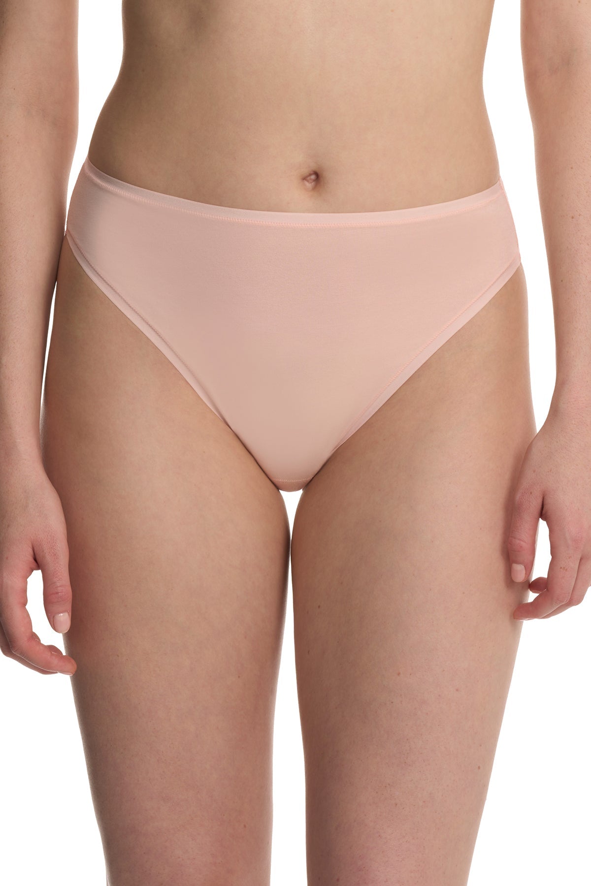 Natori Bliss Bare Cotton High Cut Brief