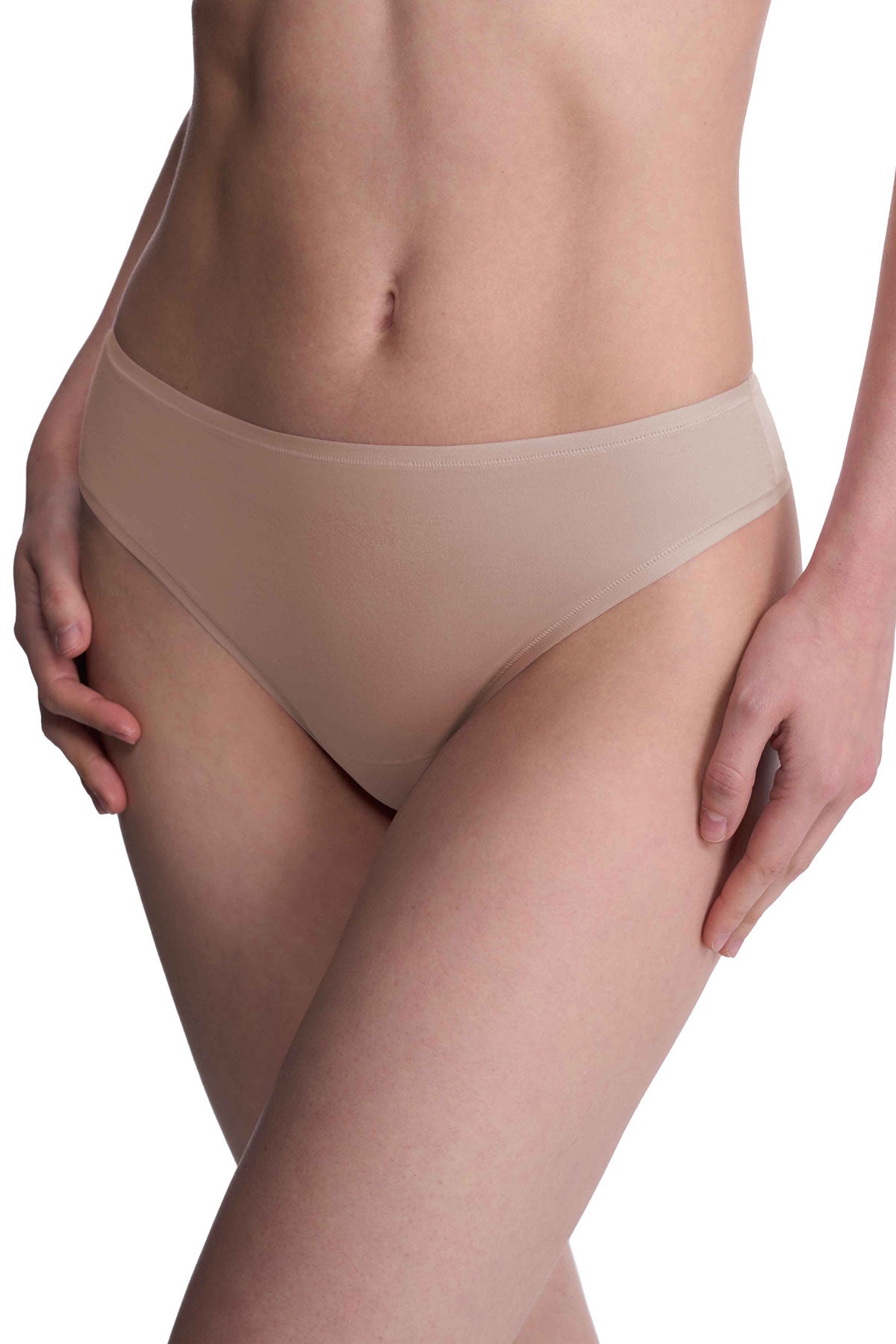 Natori Bliss Bare Cotton Thong 3-Pack