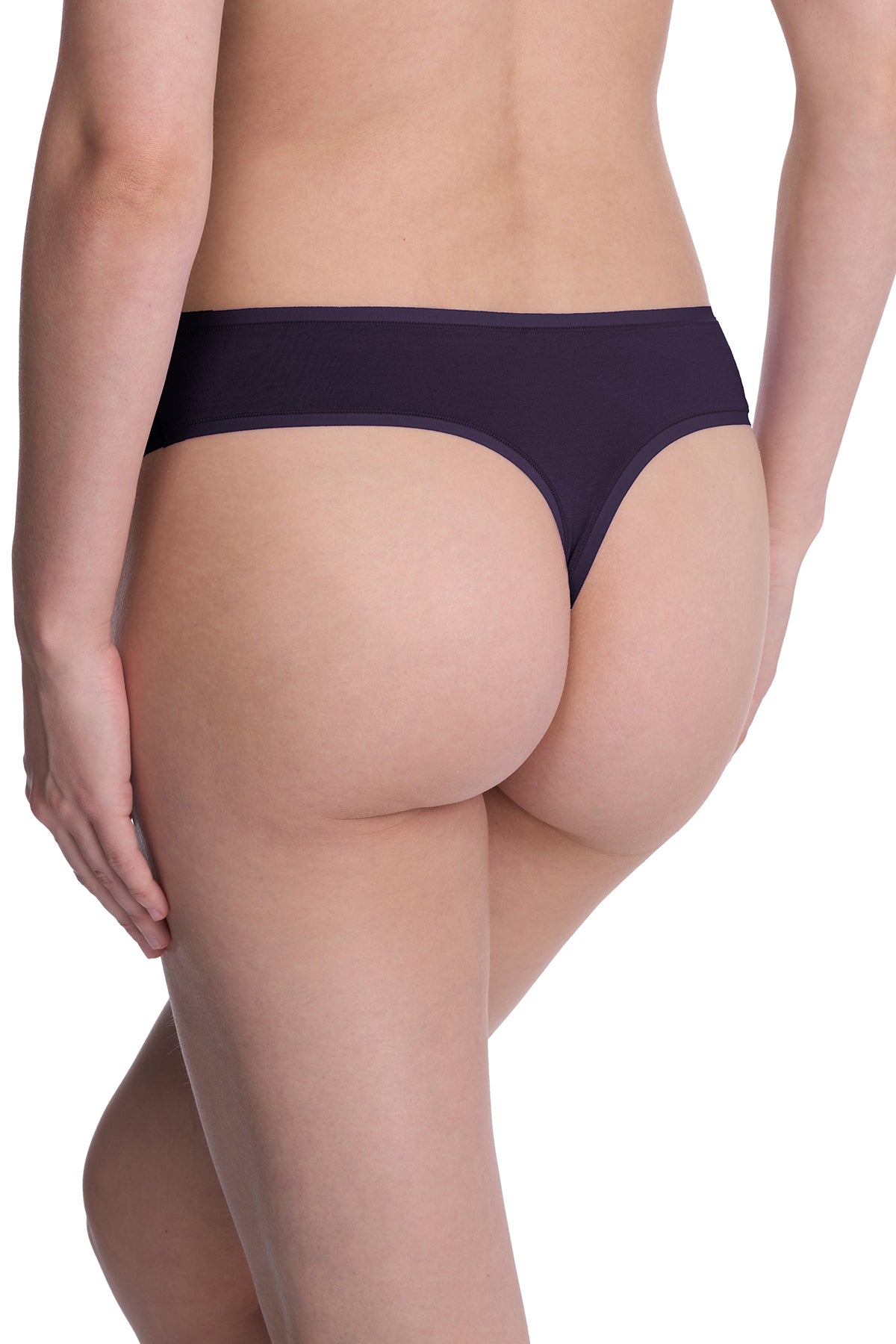 Natori Bliss Bare Cotton Thong 3-Pack