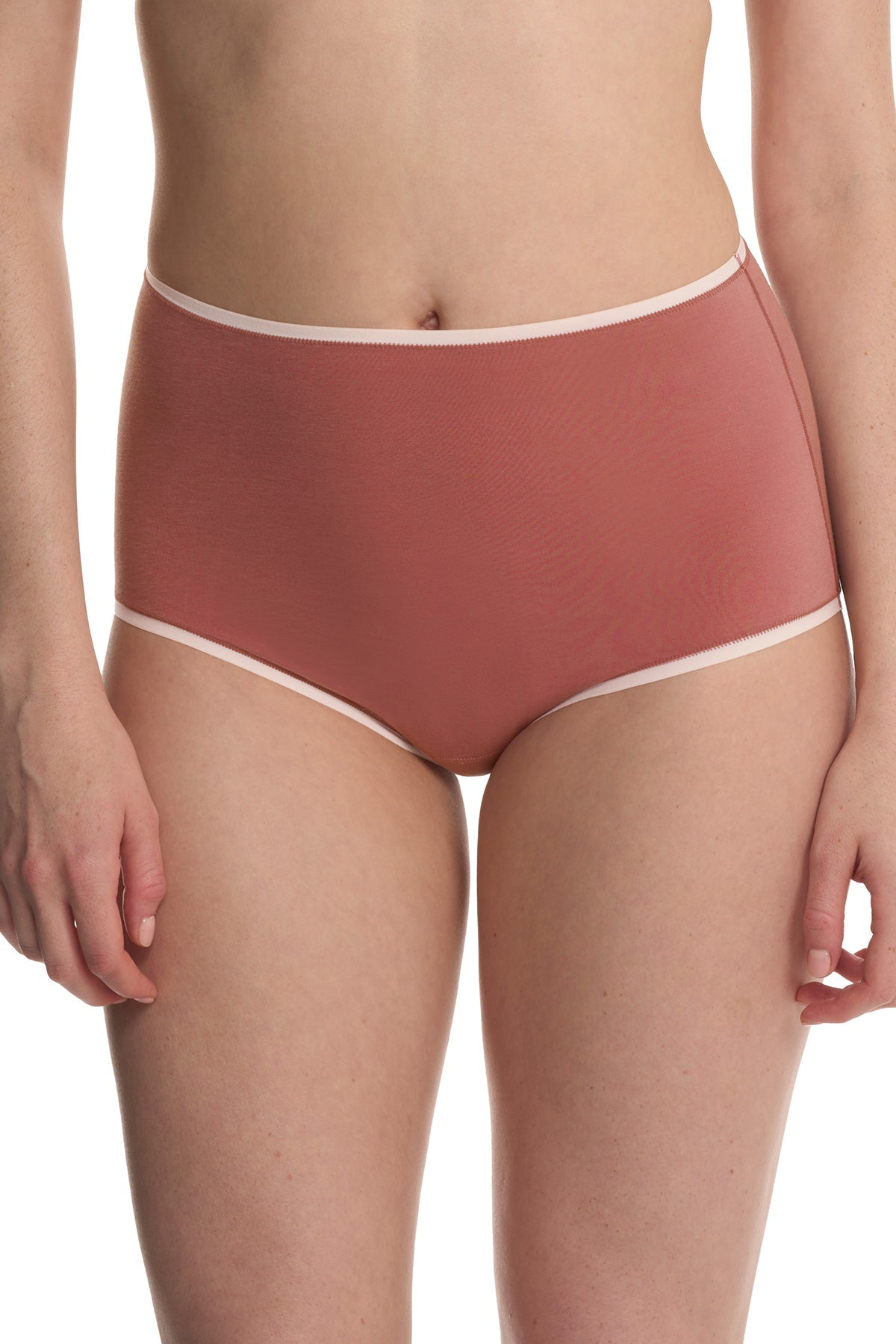 Natori Bliss Bare Cotton High Waist Brief