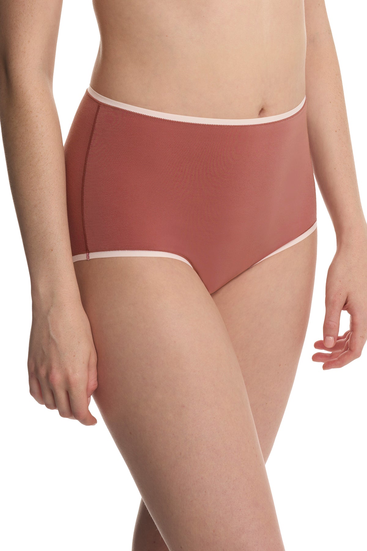 Natori Bliss Bare Cotton High Waist Brief