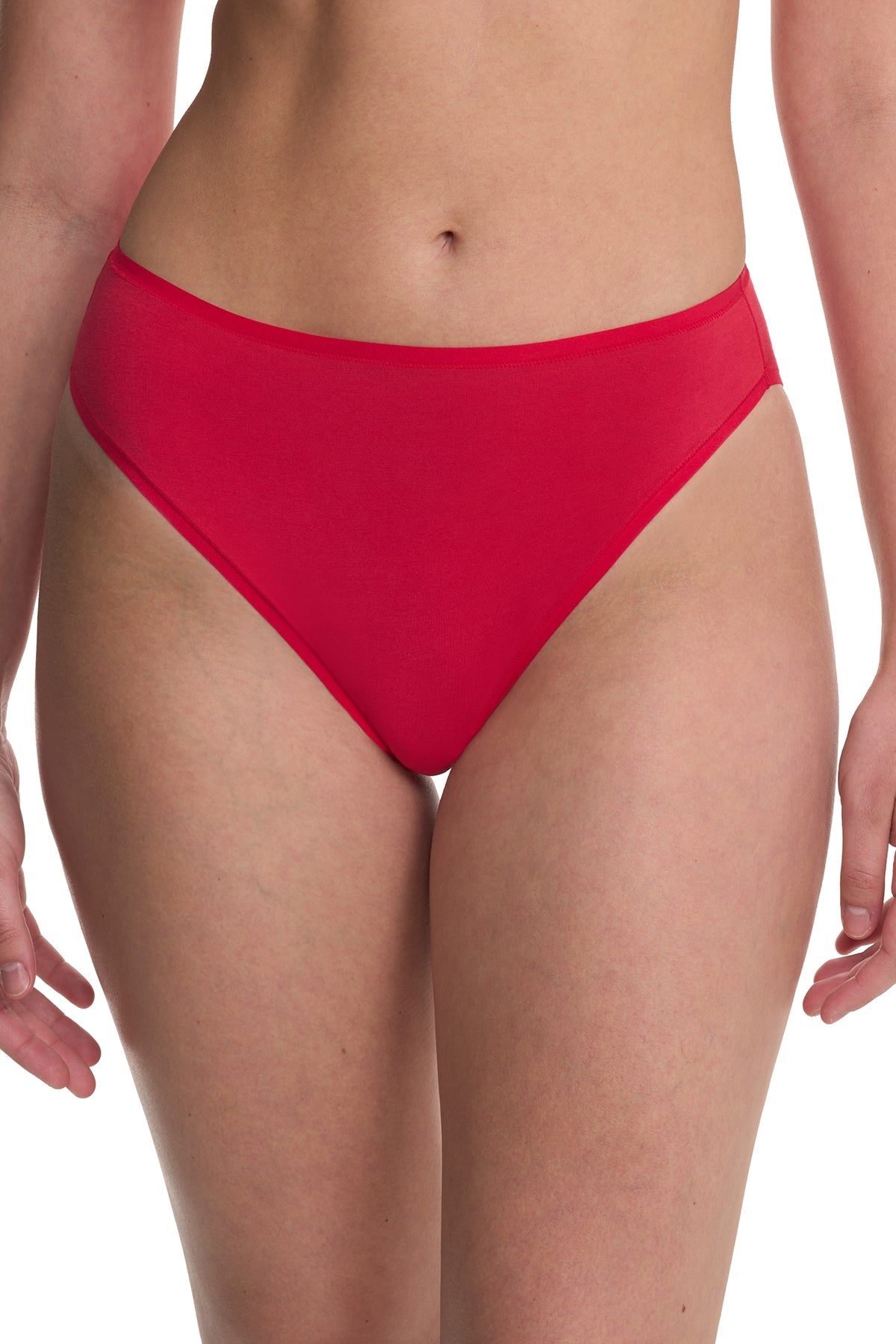 Natori Bliss Bare Cotton High Cut Brief