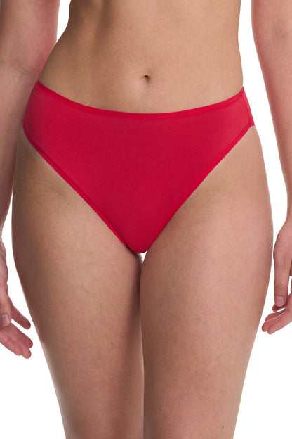 Natori Bliss Bare Cotton High Cut Brief