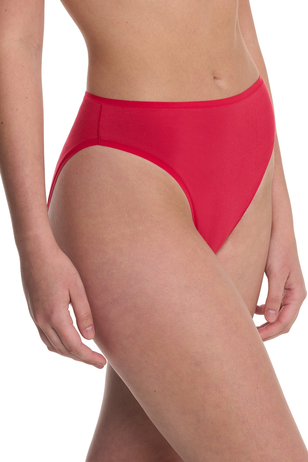 Natori Bliss Bare Cotton High Cut Brief