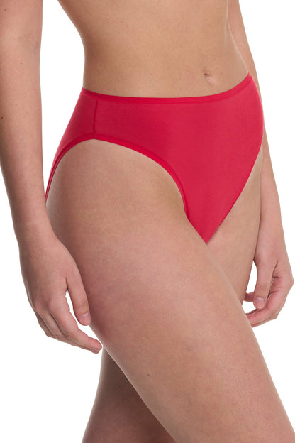 Natori Bliss Bare Cotton High Cut Brief