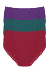 Dark Wisteria/Emerald Blue/Deep Rouge