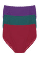 Dark Wisteria/Emerald Blue/Deep Rouge