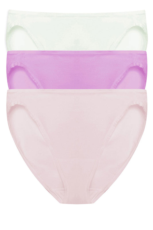 Natori Bliss Bare Cotton Bikini 3-Pack
