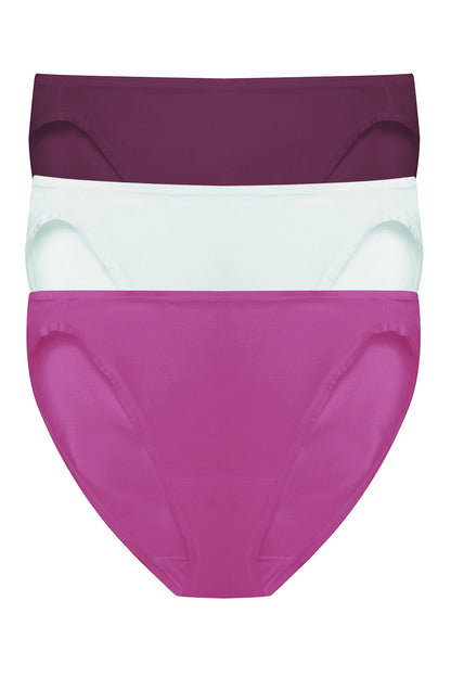 Natori Bliss Bare Cotton Bikini 3-Pack