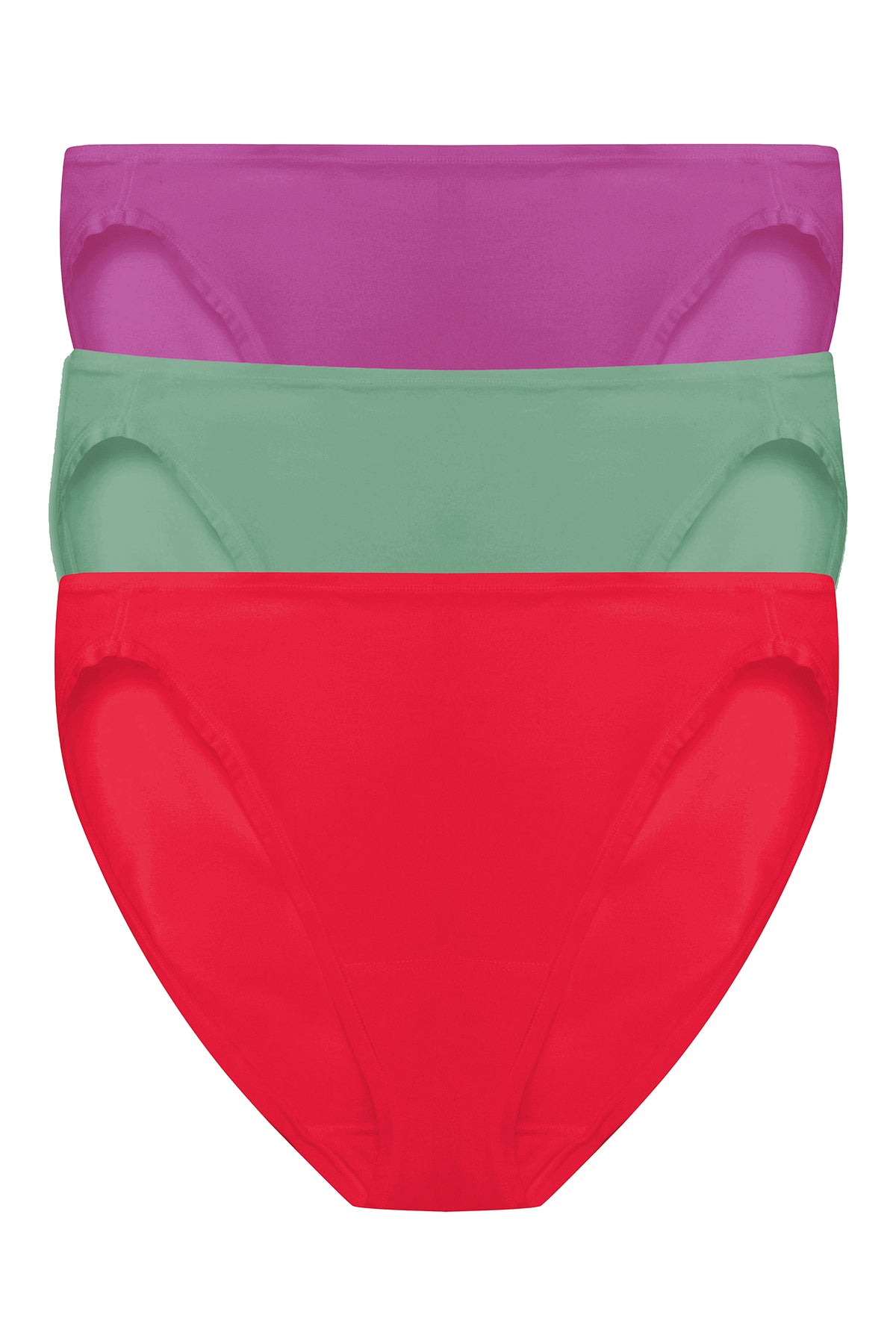 Natori Bliss Bare Cotton Bikini 3-Pack