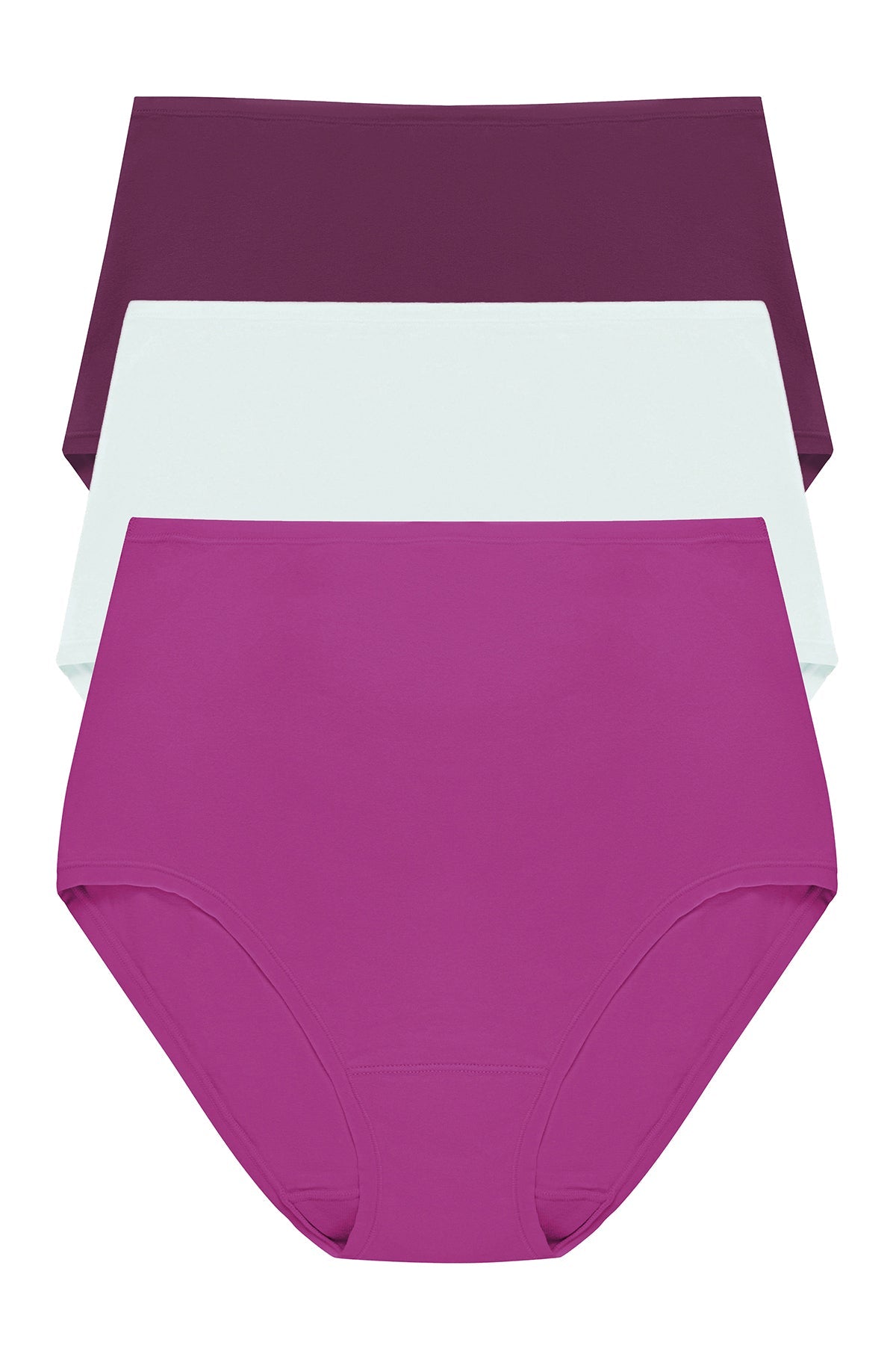 Natori Bliss Bare Cotton High Waist Brief 3-Pack