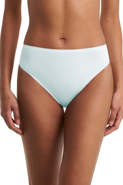 Natori Bliss Bare Cotton High Cut Brief 3-Pack