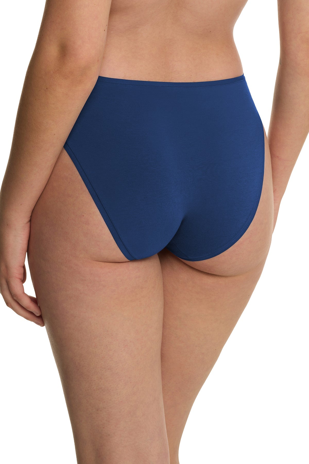 Natori Bliss Bare Cotton High Cut Brief 3-Pack