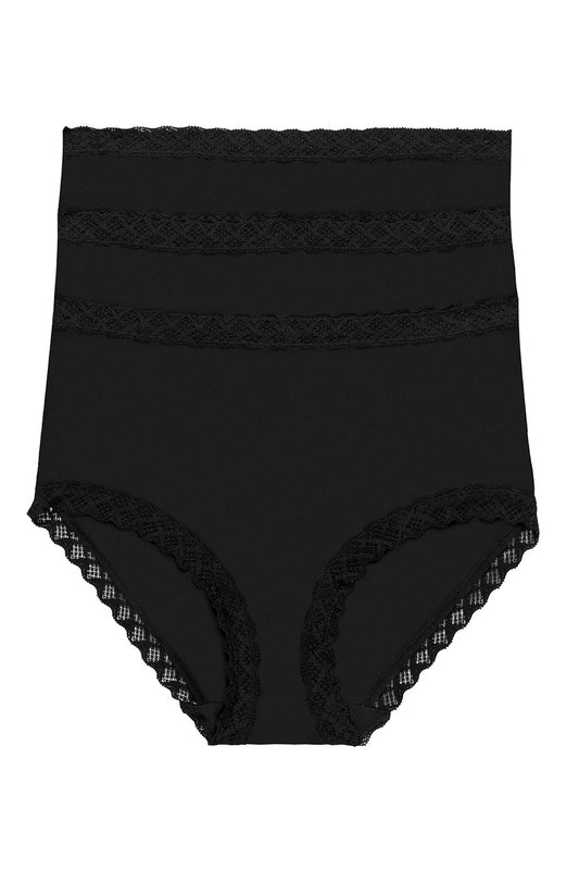 Natori Buy Bliss Full Brief 3-Pack - Black in Black Online