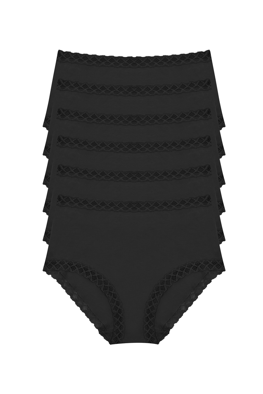 Natori Buy Bliss Full Brief 6-Pack in Black Online