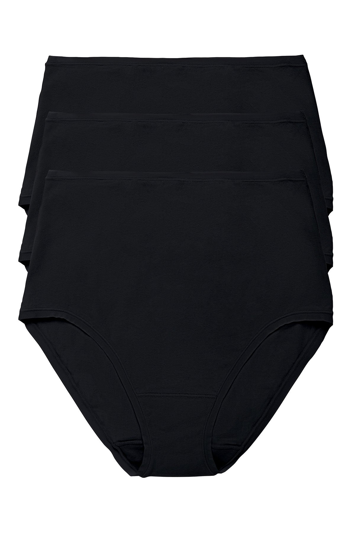Natori Bliss Bare Cotton High Waist Brief 3-Pack