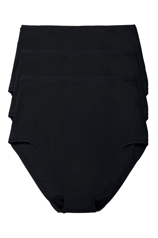 Natori Bliss Bare Cotton High Waist Brief 3-Pack