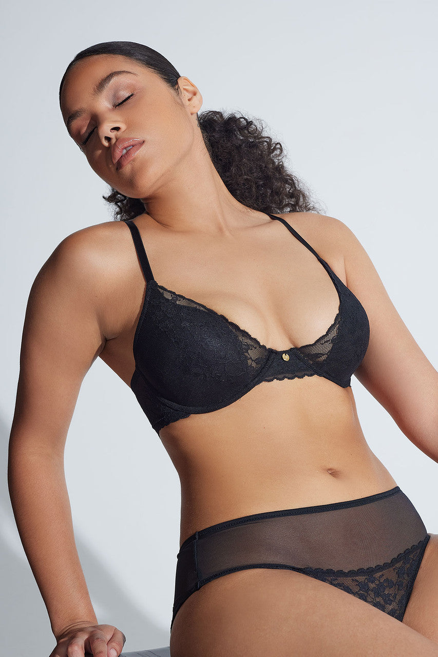 Natori Buy Cherry Blossom Girl Brief in Black Online