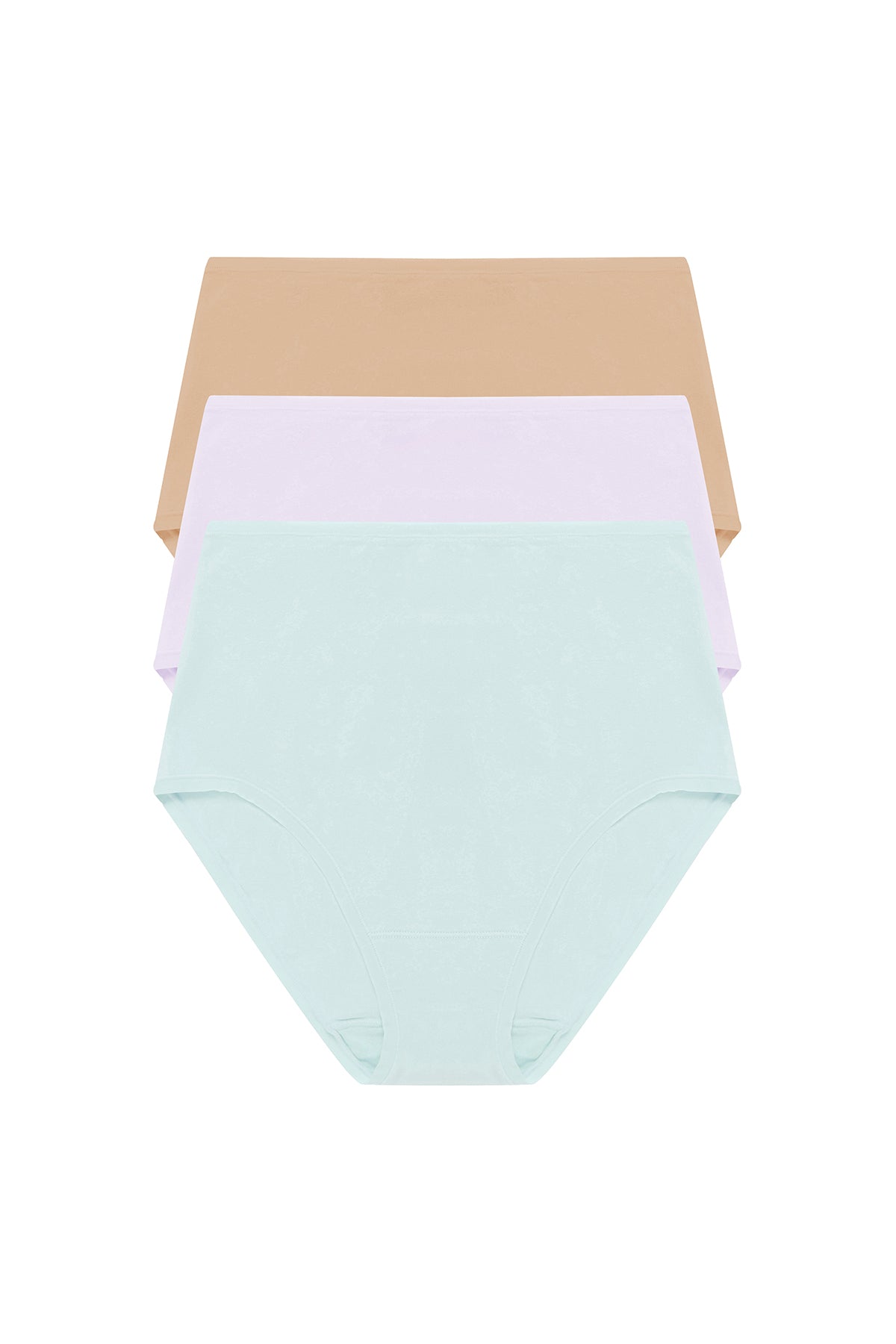Natori Bliss Bare Cotton High Waist Brief 3-Pack