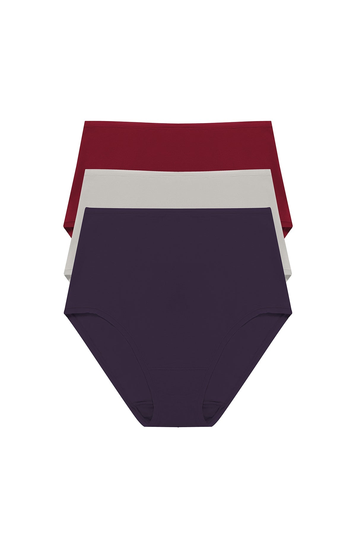 Natori Bliss Bare Cotton High Waist Brief 3-Pack