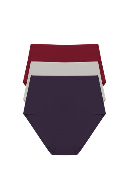 Natori Bliss Bare Cotton High Waist Brief 3-Pack