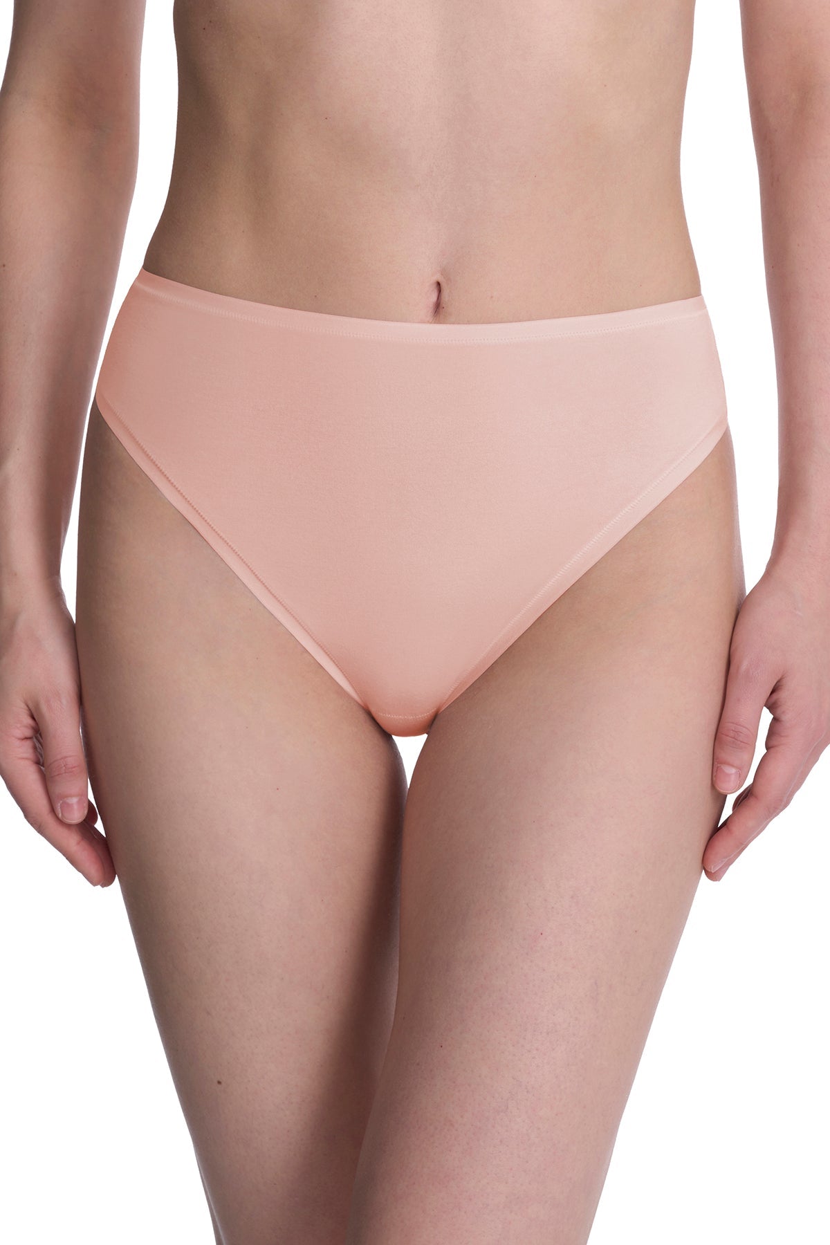 Natori Bliss Bare Cotton High Cut Brief 3-Pack