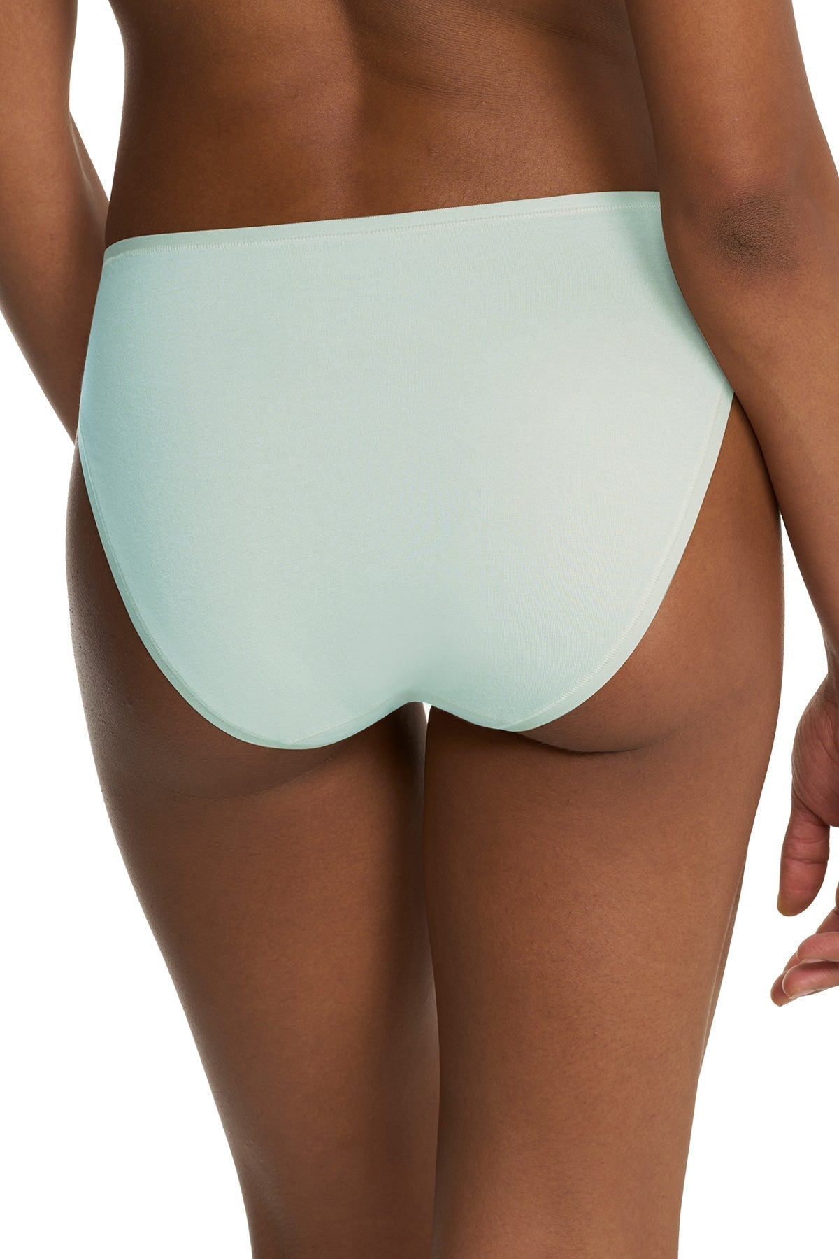 Natori Bliss Bare Cotton High Cut Brief 3-Pack