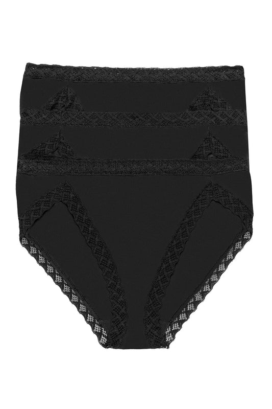 Natori Buy Bliss French Cut Brief 3 Pack - Black in Black Online