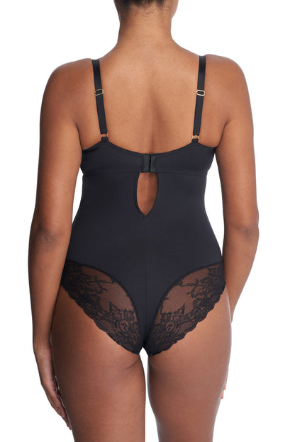 Natori Buy Statement Full Fit Underwire Bodysuit in Black/Café Online