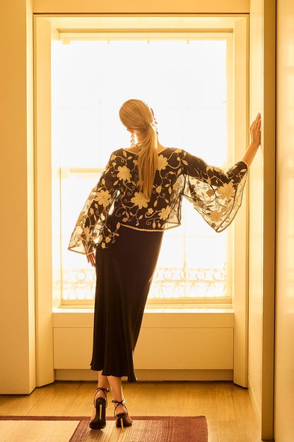 Natori Couture Piña Embellished Top