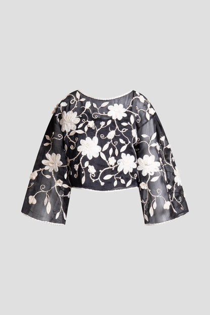 Natori Couture Piña Embellished Top