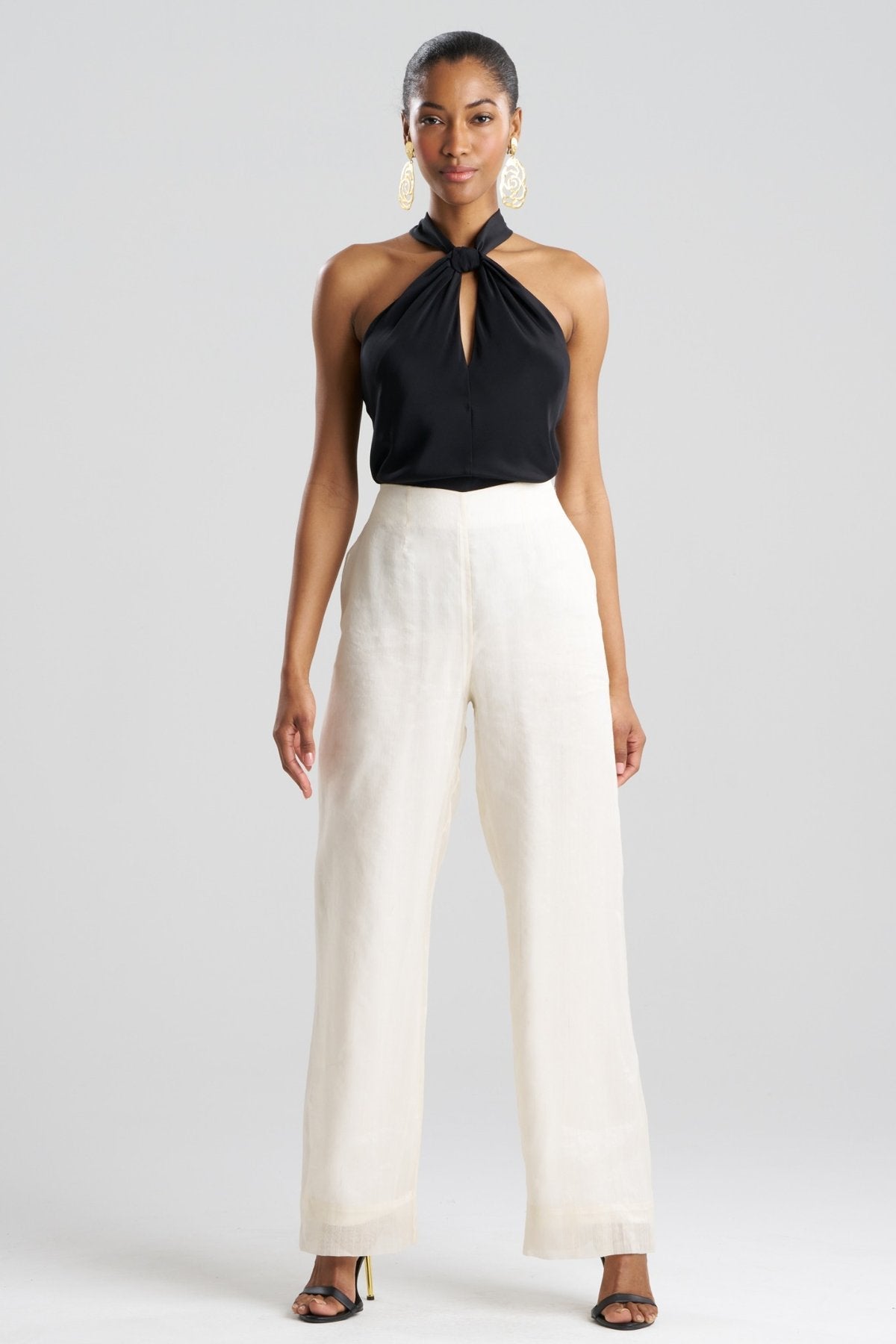 Natori Couture Piña Straight Leg Pants