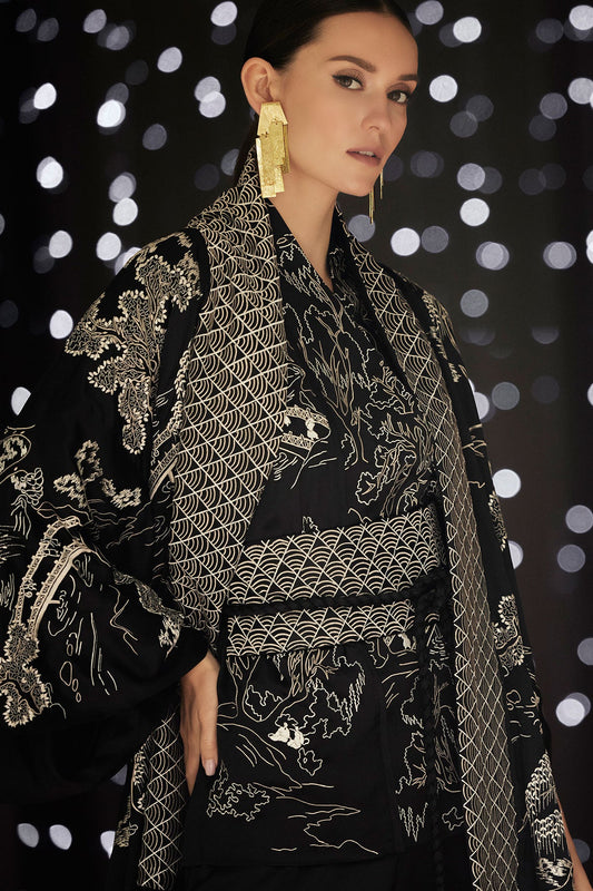 Natori Couture Nara Embroidered Silk Vest