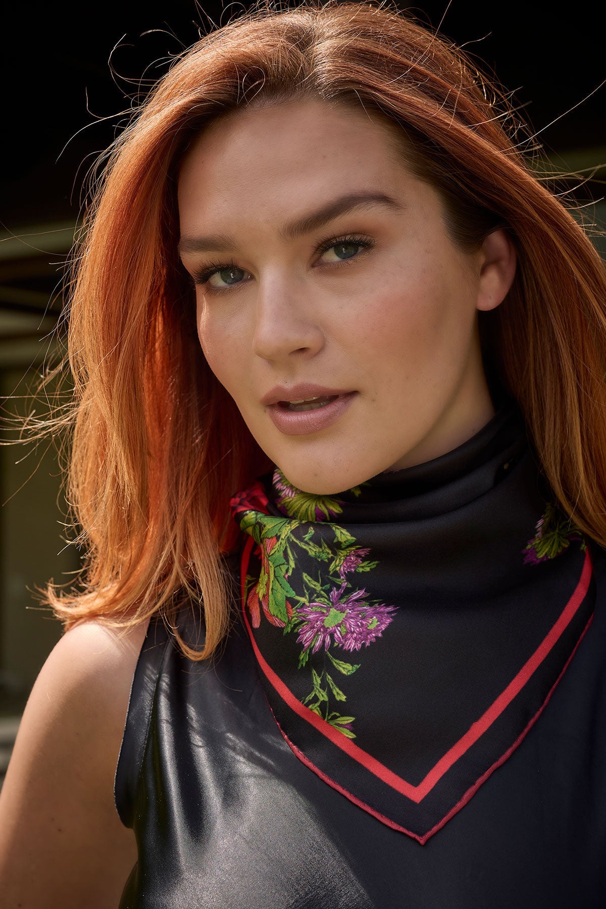 Natori Silk Scarf