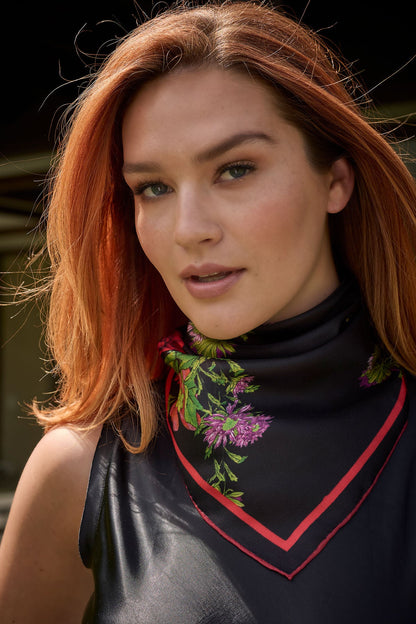 Natori Silk Scarf