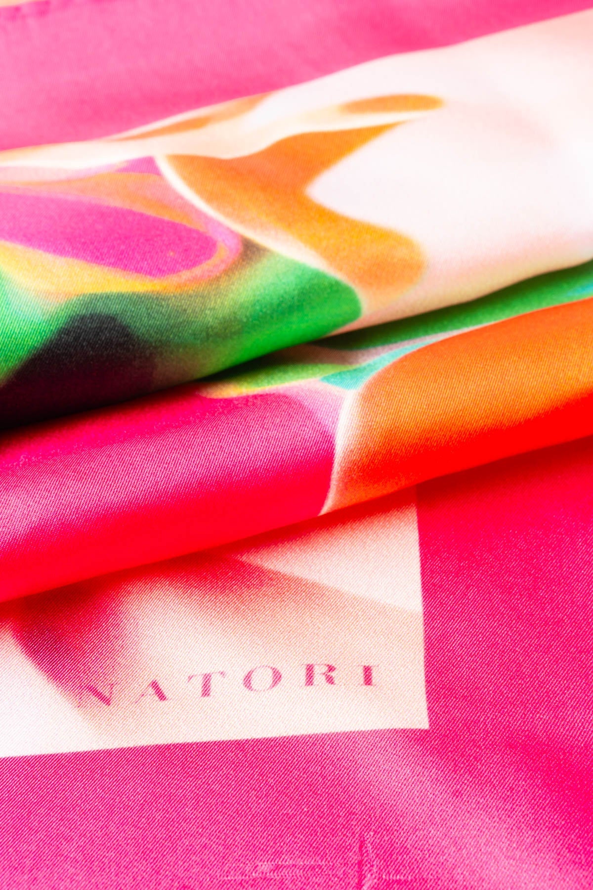 Natori Silk Long Scarf